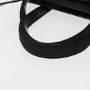 Salvatore Ferragamo Vala Hand Bag Leather 2way Black Gold Auth BA7329-7