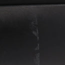 Salvatore Ferragamo Vala Hand Bag Canvas Black Silver Auth BA7330-8