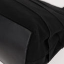 Salvatore Ferragamo Vala Hand Bag Canvas Black Silver Auth BA7330-16