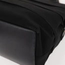 Salvatore Ferragamo Vala Hand Bag Canvas Black Silver Auth BA7330-18