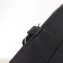 Salvatore Ferragamo Vala Hand Bag Canvas Black Silver Auth BA7330-9