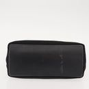 Salvatore Ferragamo Vala Hand Bag Canvas Black Silver Auth BA7330-5