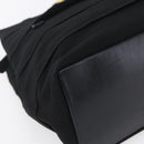 Salvatore Ferragamo Chain Vala Tote Bag Canvas Navy Gold Auth BA7334-14