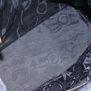 Salvatore Ferragamo Chain Vala Tote Bag Canvas Navy Gold Auth BA7334-11