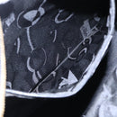 Salvatore Ferragamo Chain Vala Tote Bag Canvas Navy Gold Auth BA7334-19