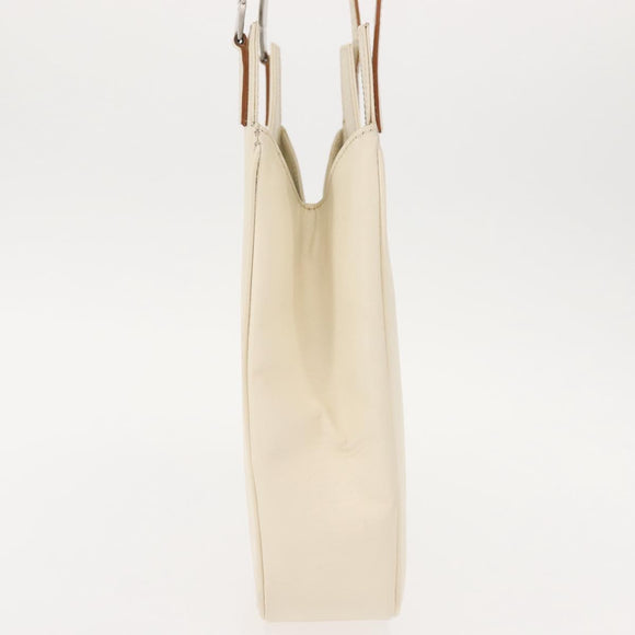 Salvatore Ferragamo Shoulder Bag Leather Black Silver Auth BA7335