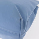 Salvatore Ferragamo Tote Bag Canvas Blue Silver Auth BA7336-15