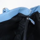 Salvatore Ferragamo Tote Bag Canvas Blue Silver Auth BA7336-20