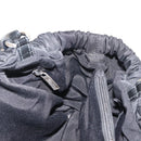 Salvatore Ferragamo Vala Tote Bag Nylon Enamel Black Silver Auth BA7337-18