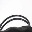 Salvatore Ferragamo Vala Tote Bag Nylon Enamel Black Silver Auth BA7337-8