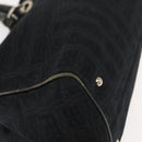 Salvatore Ferragamo Tote Bag Canvas Black Silver Auth BA7338-14