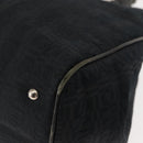 Salvatore Ferragamo Tote Bag Canvas Black Silver Auth BA7338-10