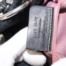 Salvatore Ferragamo Tote Bag Canvas Black Silver Auth BA7338-12