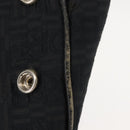 Salvatore Ferragamo Tote Bag Canvas Black Silver Auth BA7338-4