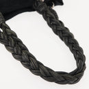 Salvatore Ferragamo Tote Bag Canvas Black Silver Auth BA7338-8