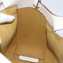 Stella MacCartney Tote Bag Polyester 2way White Gold Auth BA7342-18