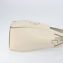 Stella MacCartney Tote Bag Polyester 2way White Gold Auth BA7342-4