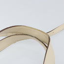 Stella MacCartney Tote Bag Polyester 2way White Gold Auth BA7342-8