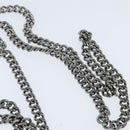 Stella MacCartney Chain Falabella Bag polyester Beige Silver 391698 Auth BA7343-14