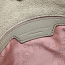 Stella MacCartney Chain Falabella Bag polyester Beige Silver 391698 Auth BA7343-15