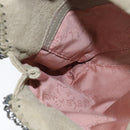 Stella MacCartney Chain Falabella Bag polyester Beige Silver 391698 Auth BA7343-17