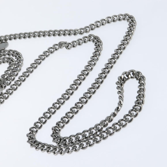 Stella MacCartney Chain Falabella Bag polyester Beige Silver 391698 Auth BA7343