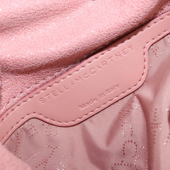 Stella MacCartney Chain Falabella Shoulder Bag polyester Pink 371223 Auth BA7344