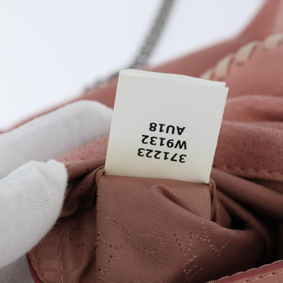 Stella MacCartney Chain Falabella Shoulder Bag polyester Pink 371223 Auth BA7344