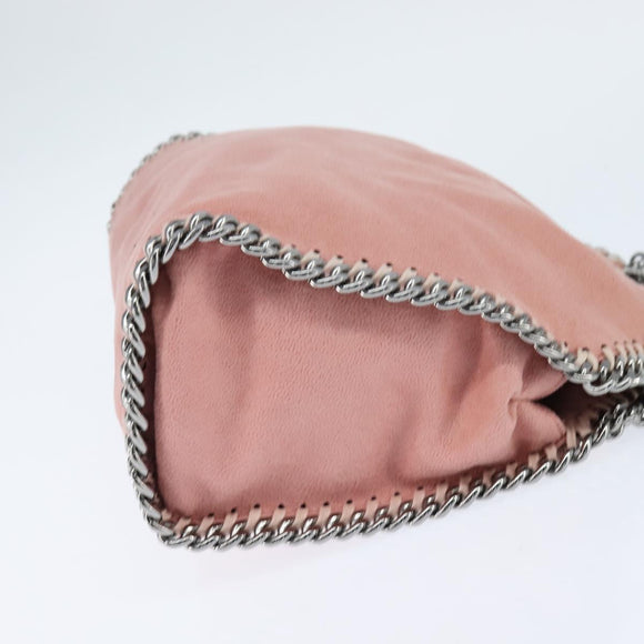 Stella MacCartney Chain Falabella Shoulder Bag polyester Pink 371223 Auth BA7344