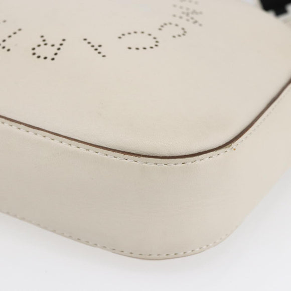 Stella MacCartney Shoulder Bag polyester Beige Gold Auth BA7347