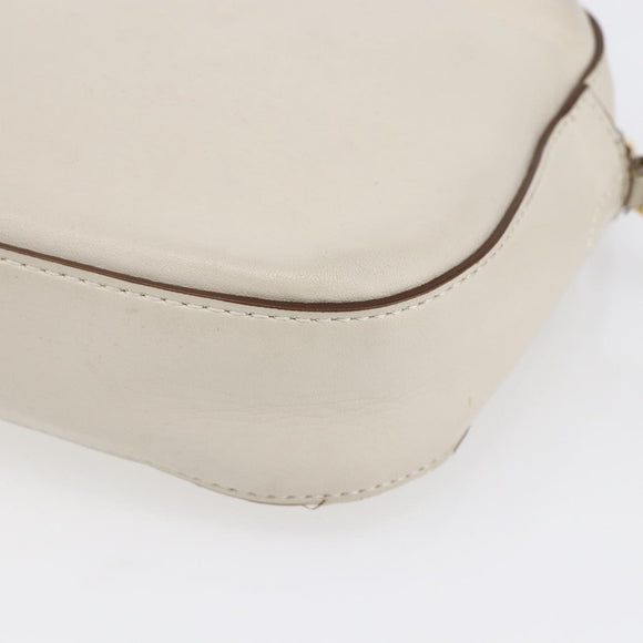 Stella MacCartney Shoulder Bag polyester Beige Gold Auth BA7347