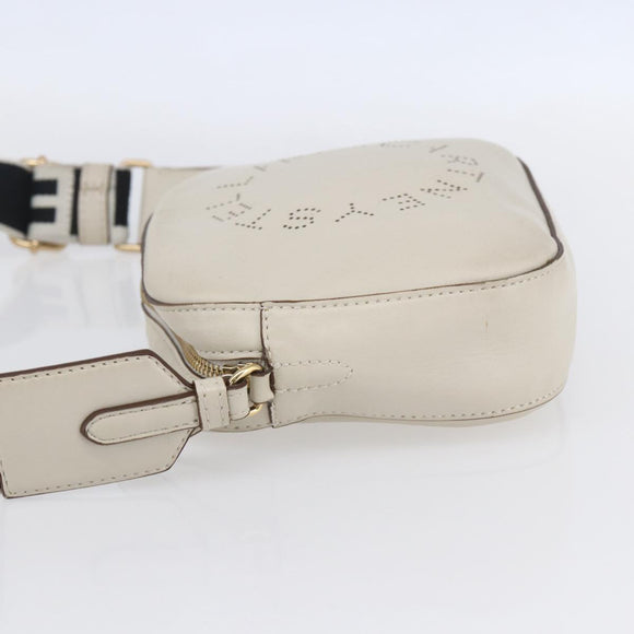 Stella MacCartney Shoulder Bag polyester Beige Gold Auth BA7347