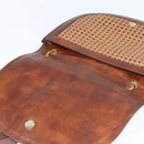 Stella MacCartney Shoulder Bag polyester Brown Gold Auth BA7348-10