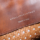 Stella MacCartney Shoulder Bag polyester Brown Gold Auth BA7348-11