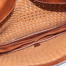 Stella MacCartney Shoulder Bag polyester Brown Gold Auth BA7348-12