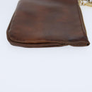 Stella MacCartney Shoulder Bag polyester Brown Gold Auth BA7348-22