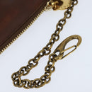 Stella MacCartney Shoulder Bag polyester Brown Gold Auth BA7348-24