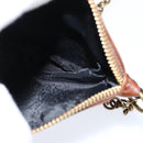 Stella MacCartney Shoulder Bag polyester Brown Gold Auth BA7348-28