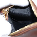 Stella MacCartney Shoulder Bag polyester Brown Gold Auth BA7348-29