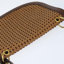 Stella MacCartney Shoulder Bag polyester Brown Gold Auth BA7348-6