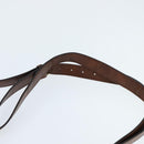 Stella MacCartney Shoulder Bag polyester Brown Gold Auth BA7348-8