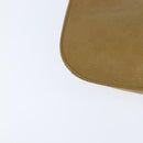 CARTIER Shoulder Bag Leather Beige Gold Auth BA7353-15