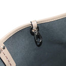 BVLGARI Tote Bag Leather PVC Gray Silver Auth BA7359V-15