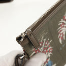 BVLGARI Tote Bag Leather PVC Gray Silver Auth BA7359V-22