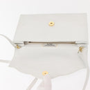 GIVENCHY Shoulder Bag Leather White Gold Auth BA7360-11