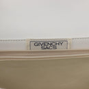 GIVENCHY Shoulder Bag Leather White Gold Auth BA7360-18