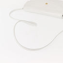 GIVENCHY Shoulder Bag Leather White Gold Auth BA7360-8