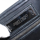 Jimmy Choo Tote Bag Leather Gold Silver Auth BA7361-11