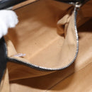 Jimmy Choo Tote Bag Leather Gold Silver Auth BA7361-19