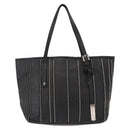 Jimmy Choo Tote Bag Leather Gold Silver Auth BA7361-13